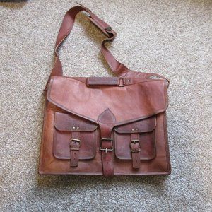 Leather Western Briefcase/Laptop bag
